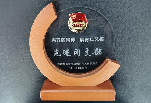 共青团长春市直属机关工作委员会表彰先进，德州扑克平台网榜上有名~