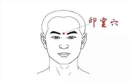 常常按揉面部的印堂穴，竟有这么多好处！